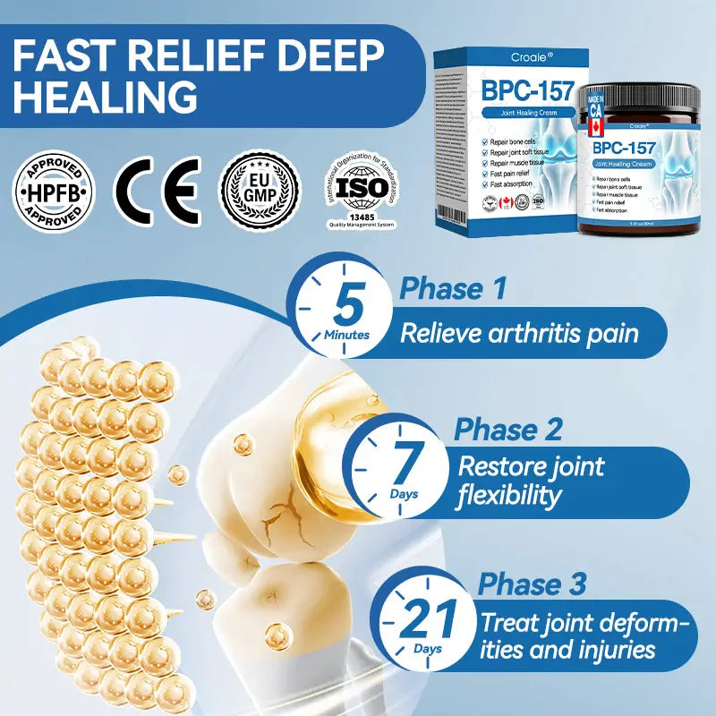 | 𝐋𝐚𝐬𝐭 𝐃𝐚𝐲 𝐏𝐫𝐨𝐦𝐨𝐭𝐢𝐨𝐧 𝟖𝟎% 𝐎𝐅𝐅 | 🇨🇦 Croaie® BPC-157 Joint Healing Cream🦴Treats Arthritis, Neuropathy, Rheumatism, Sports Injuries & More🌸