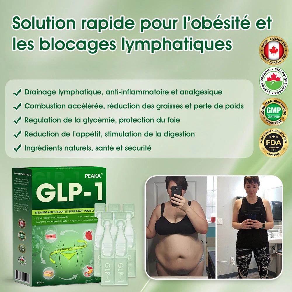 Boutique Officielle - 🇨🇦𝐏𝐄𝐀𝐊𝐀® 𝐆𝐋𝐏-𝟏 𝐒𝐨𝐥𝐮𝐭𝐢𝐨𝐧 𝐎𝐫𝐚𝐥𝐞 𝐌𝐢𝐧𝐜𝐞𝐮𝐫 - 👨‍⚕️ Obésité, maladies cardiovasculaires, diabète, apnée du sommeil, problèmes articulaires et plus encore💪