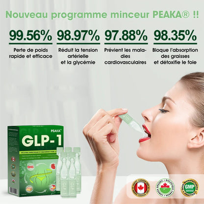 Boutique Officielle - 🇨🇦𝐏𝐄𝐀𝐊𝐀® 𝐆𝐋𝐏-𝟏 𝐒𝐨𝐥𝐮𝐭𝐢𝐨𝐧 𝐎𝐫𝐚𝐥𝐞 𝐌𝐢𝐧𝐜𝐞𝐮𝐫 - 👨‍⚕️ Obésité, maladies cardiovasculaires, diabète, apnée du sommeil, problèmes articulaires et plus encore💪