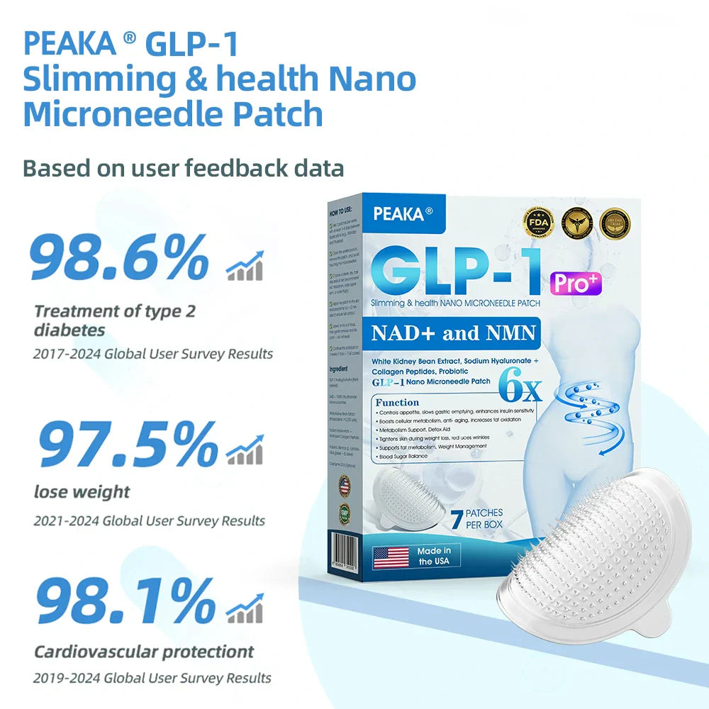 [Last Day Promotion 80% OFF🥇] 🇨🇦🏆𝐏𝐄𝐀𝐊𝐀® 𝐆𝐋𝐏-𝟏 & 𝐍𝐀𝐃+ 𝐒𝐥𝐢𝐦𝐦𝐢𝐧𝐠 & 𝐡𝐞𝐚𝐥𝐭𝐡 𝐍𝐀𝐍𝐎 𝐌𝐈𝐂𝐑𝐎𝐍𝐄𝐄𝐃𝐋𝐄 𝐏𝐀𝐓𝐂𝐇🔥(Zero Pain. 24/7 Release | Lose 20lbs FAST | 90% Sugar Drop | )👨‍⚕️💪